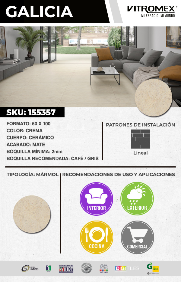 Piso Galicia Vitromex